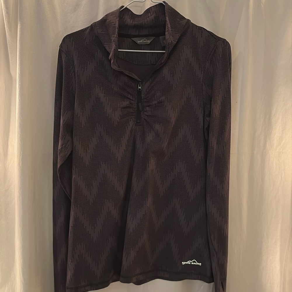 Eddie Bauer athletic top, 1/4 zip